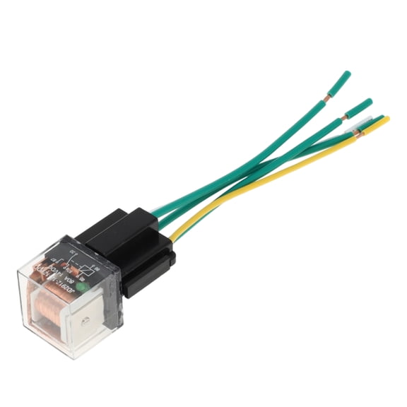 Unique Bargains 5 Pins 80A 1 Pc 12V Auto Relay Car Motorcycle Truck Boat Waterproof Car Relay with Harness Sockets Clear Black