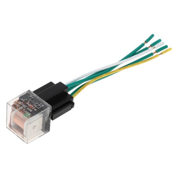 Unique Bargains 5 Pins 80A 1 Pc 24V Auto Relay Car Motorcycle Truck Boat Waterproof Car Relay with Harness Sockets Clear Black