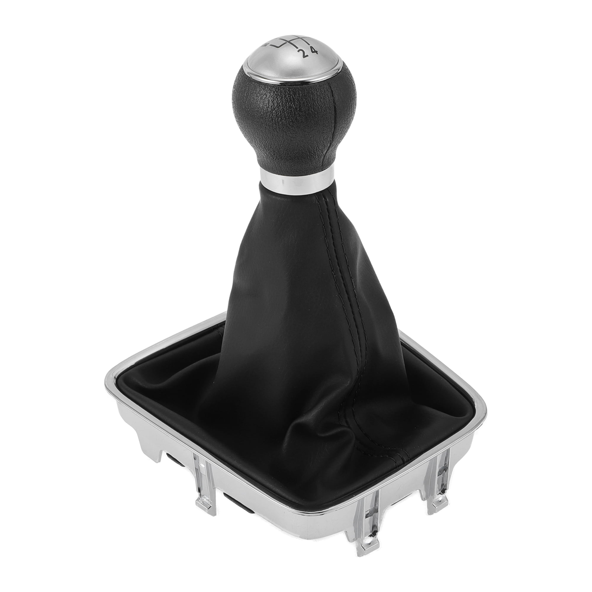 Unique Bargains 5 Speed Gear Shift Knob with Cover No.5N0711113 - Stick Shifter Knob - for VW Golf Plus 5M Plastic 1 Pc
