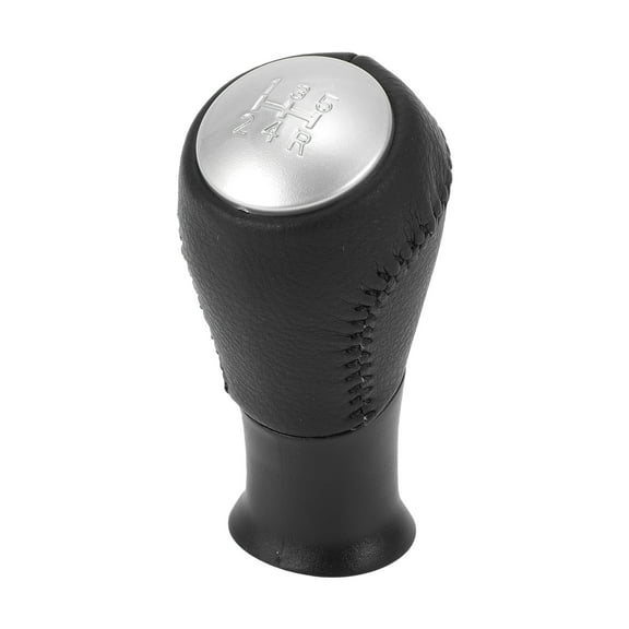 Unique Bargains 5 Speed Manual Gear Shift Knob, Front Automotive Gearbox Stick Shifter Lever Knob for Honda Accord 2003-2008 Plastic Black Silver Tone, 1 Pc