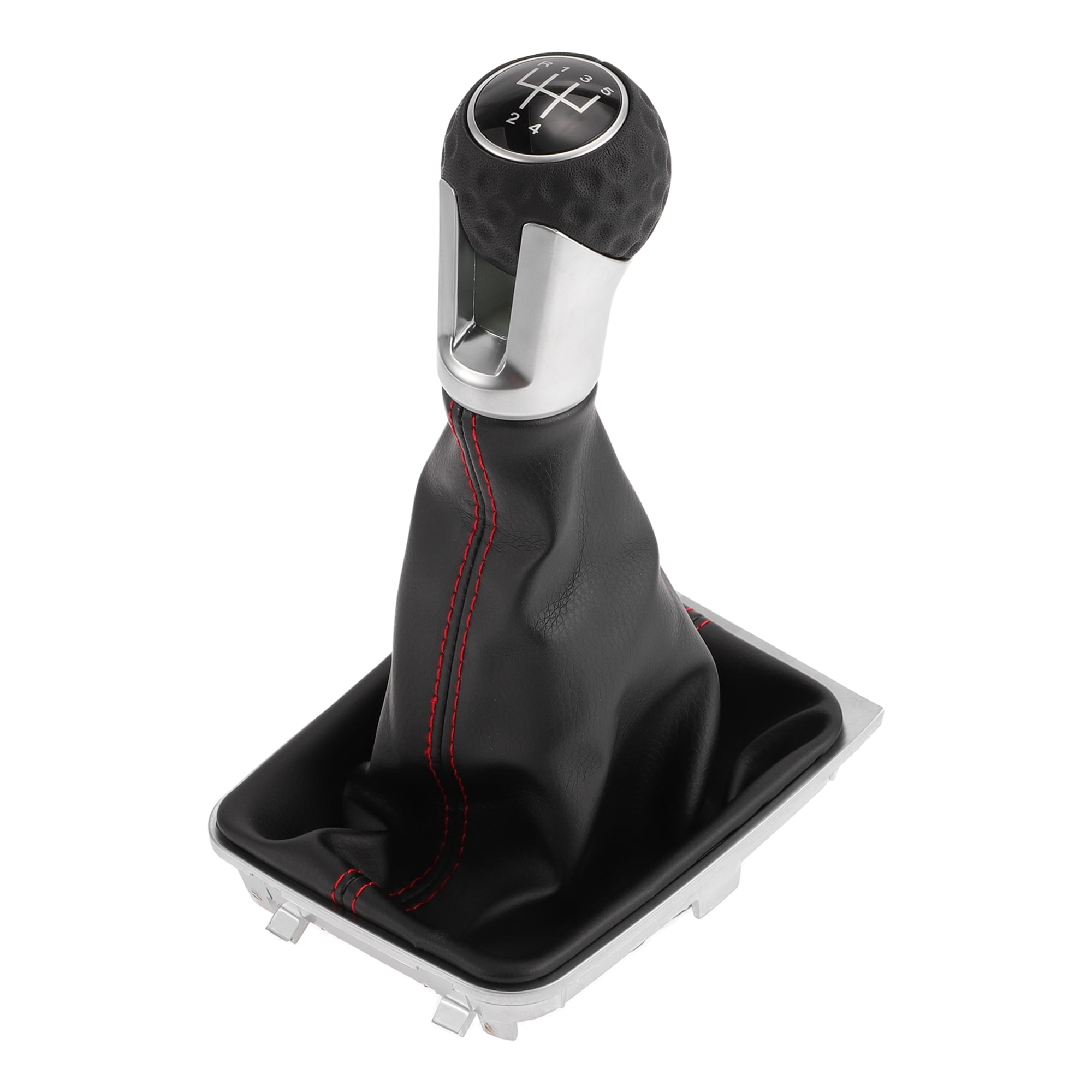 Unique Bargains 5 Speed Manual Gear Shift Knob with Cover - Stick Shifter Knob - for VW Golf GTI 2013-2018 Plastic 1 Pc