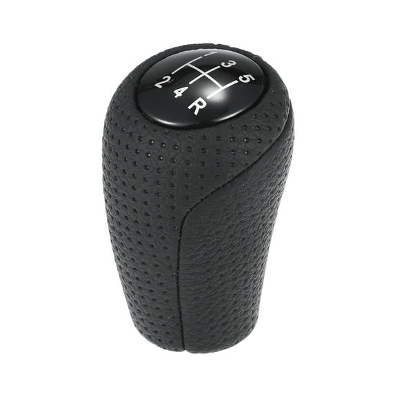 Unique Bargains 5 Speed Manual Shift Knob - Stick Shifter Lever Knob - for Mazda MX-6 93-97 Faux Leather Black - 1 Pc