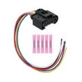 thumbnail image 1 of Unique Bargains 5 Wire Fuel Injector Wiring Harness for Dodge Challenger 2005-2023 Fuel Injector Connector Plug Pigtai w/ Terminal Block for Chrysler 300 Replace 72182609365, 1 of 7