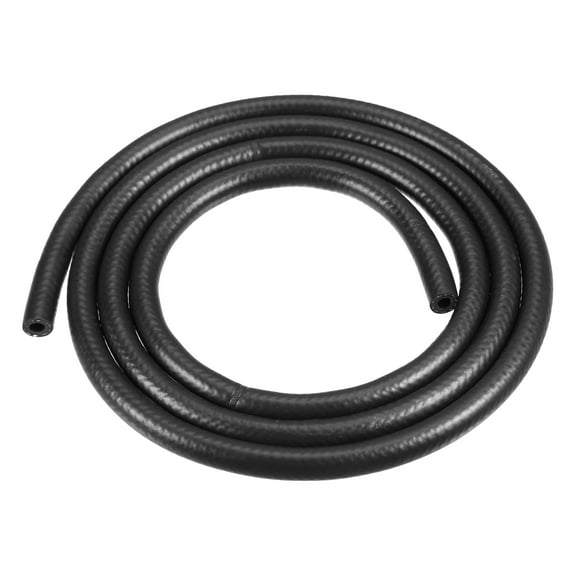 Unique Bargains 5 ft Fuel Line 5mmID 10mmOD Hose Push on Hose for Engines Nitrile Rubber Tubing for Fuel Systems Engines