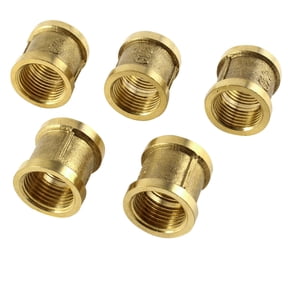 Unique Bargains 5 x Full Port G1/2" Female Flange Coupling Water Pipe Fitting