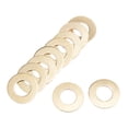 thumbnail image 1 of Unique Bargains 50 Pcs 12.5mm x 24mm x 1.5mm Brass Flat Washer for Screw Bolt, 1 of 3
