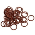 thumbnail image 1 of Unique Bargains 50 Pcs 17mm Outside Dia. 2mm Thickness Red Silicone O Ring Oil Seals, 1 of 1