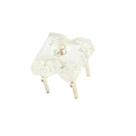 Unique Bargains 50 Pcs 3mm Dia Square Head Red Super Flux Light Emitting Diodes