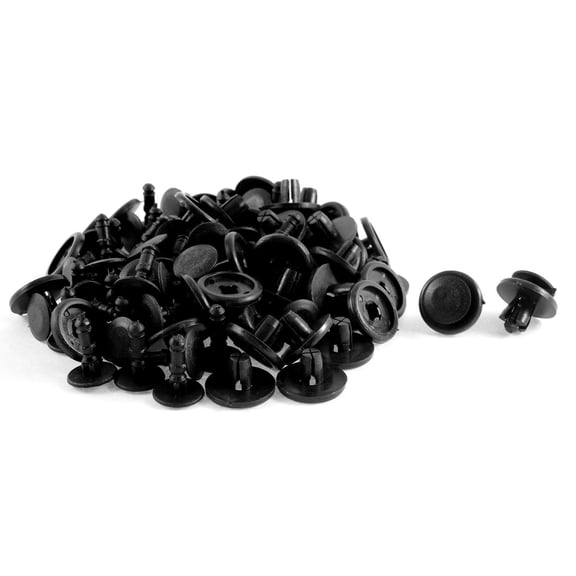 Unique Bargains 50 Pcs 7mm Hole Dia Plastic Fastener for Car Door Card Trim Panel