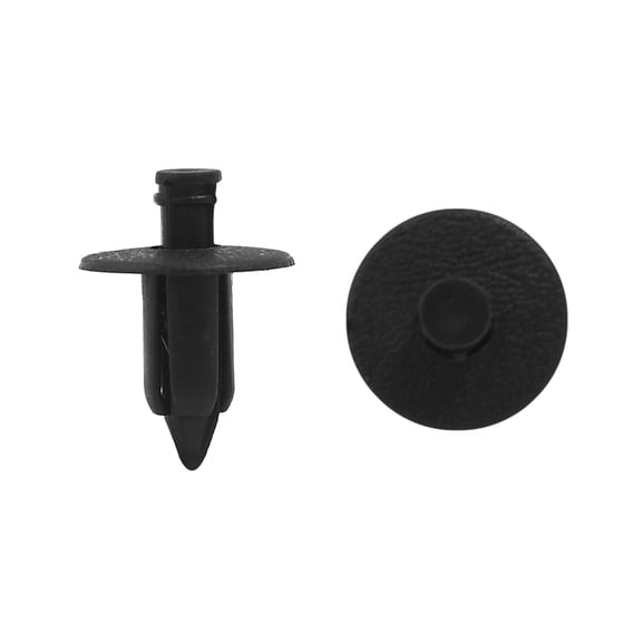 Unique Bargains 50 Pcs 7mm Hole Diameter Plastic Push Rivet Trim Clips for Car Bumper Fender