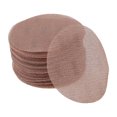 thumbnail image 1 of Unique Bargains 50 Pcs Car Wood Sanding Discs Smoothing Hook Loop Sanding Sheets 6" 400 Grit Brown Aluminum Oxide, 1 of 7