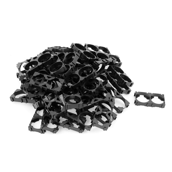 Unique Bargains 50 Pcs Double Battery Holder Bracket for DIY Battery Pack Assembly