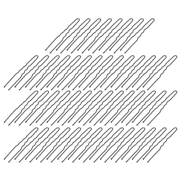 Unique Bargains Fashion U Hairpin Hairdo Clip for Women 50 Pcs 6cm