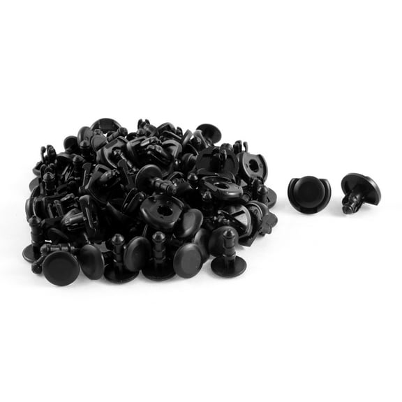 Unique Bargains 50 Pcs Fender Liner Fastener Rivet Push Clips Retainer 7mm Hole Dia for Toyota