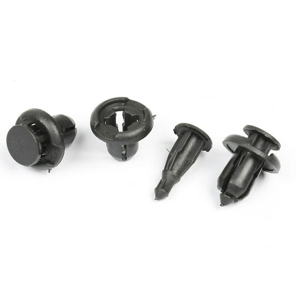 Unique Bargains 50 Pcs Push Type Fastener Rivet Retainer Clips 9mm for Car
