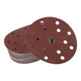 Unique Bargains 50 Pcs Sanding Discs, 6" 15 Hole 1200 Grit Durability