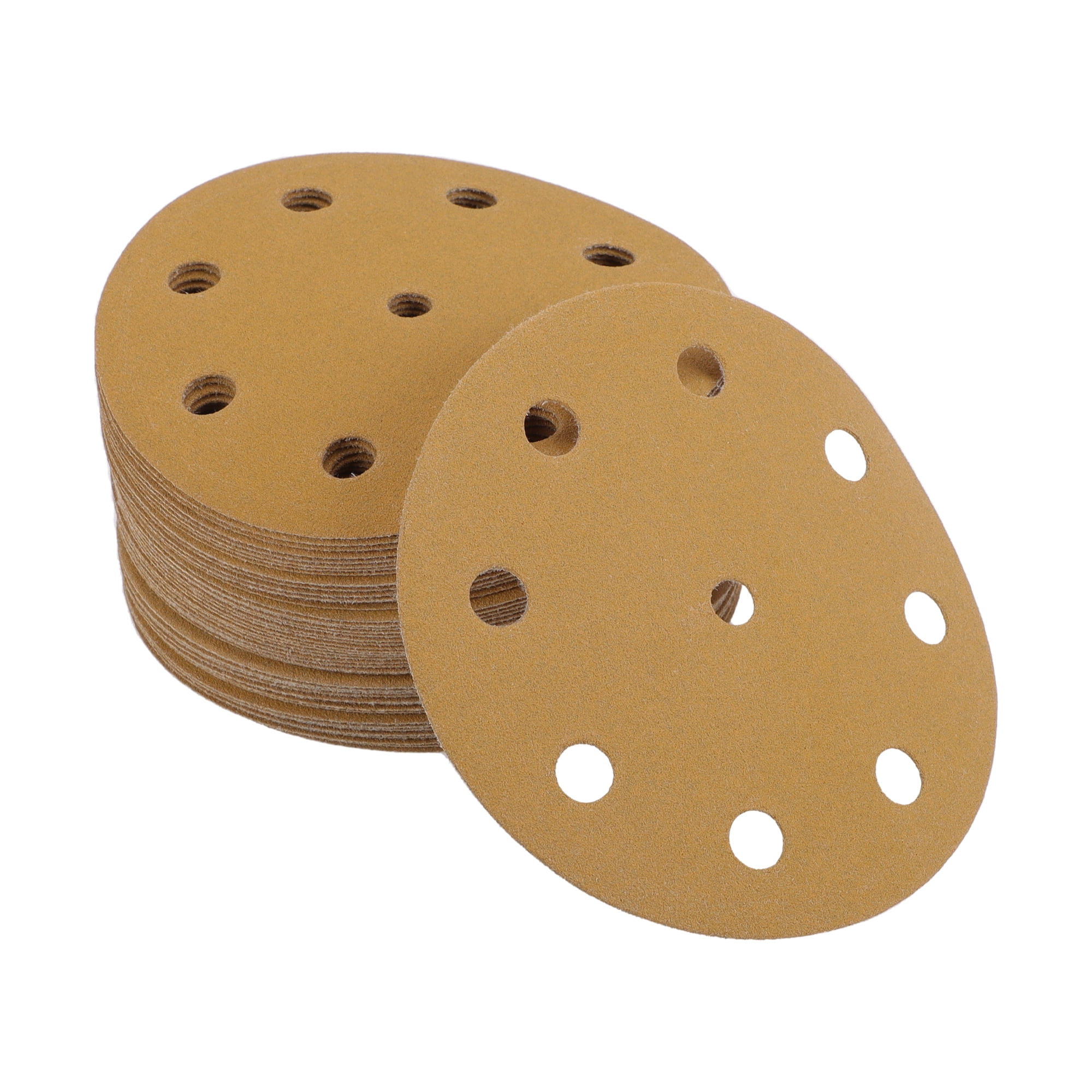 Send Paper Base Unique Bargains 50 Pcs Universal Sanding Discs Durability Flexibility 5 ...