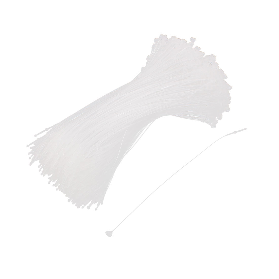 Unique Bargains 500Pcs Snap Lock Pin Security Loop Plastic Tag Fastener ...
