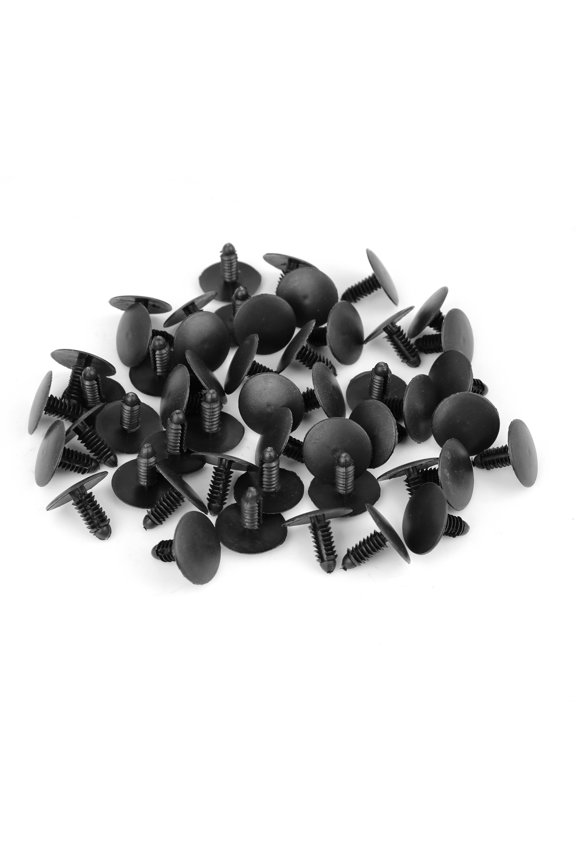 50Pcs 25 x 7.5mm Car Auto Fairing Trim Plastic Screw Fit Rivet Clips