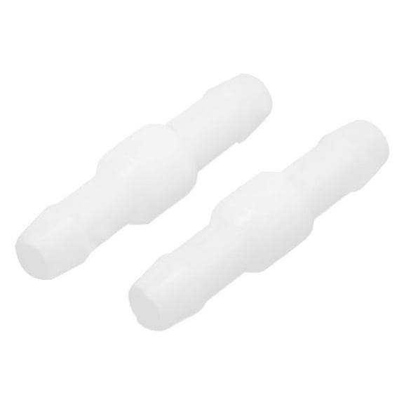 Unique Bargains 50Pcs 3mm Inner Dia White Plastic Joiner Air Water Fuel Hose Tube Connector