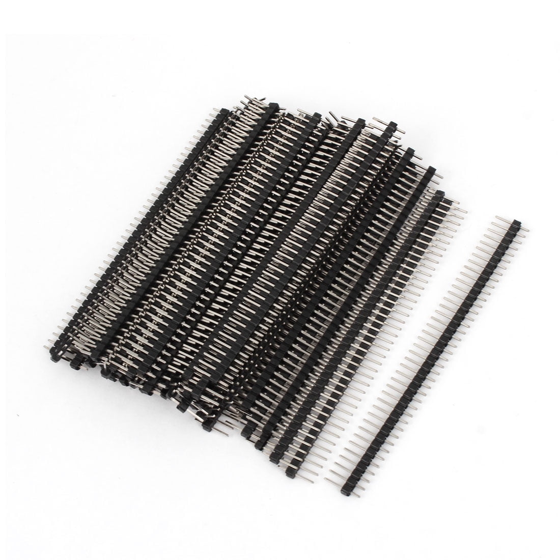 uxcell 20pcs 50 Way Double Row Straight Pin Male Header