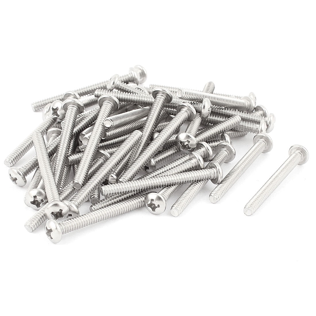 50-Pack 6-32 X 3/4 Inch Solid Brass Machine Screws - Oval Head Slotted Drive Hardware Kit By Pr-Merchant
