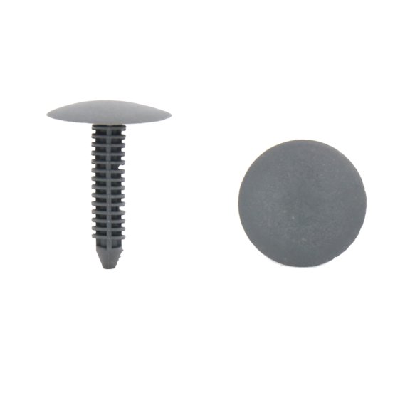 Unique Bargains 50Pcs 7mm Hole Gray Plastic Push in Rivet Interior Trim Panel Car Door Clips