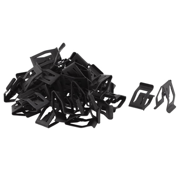 Unique Bargains 50Pcs Auto Car Front Interior Console Dash Dashboard Trim Metal Retainer