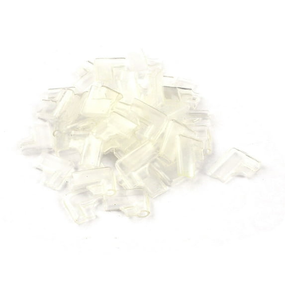 50Pcs Clear Insulated Sleeve Case for 6.3mm Flag Terminal Connector