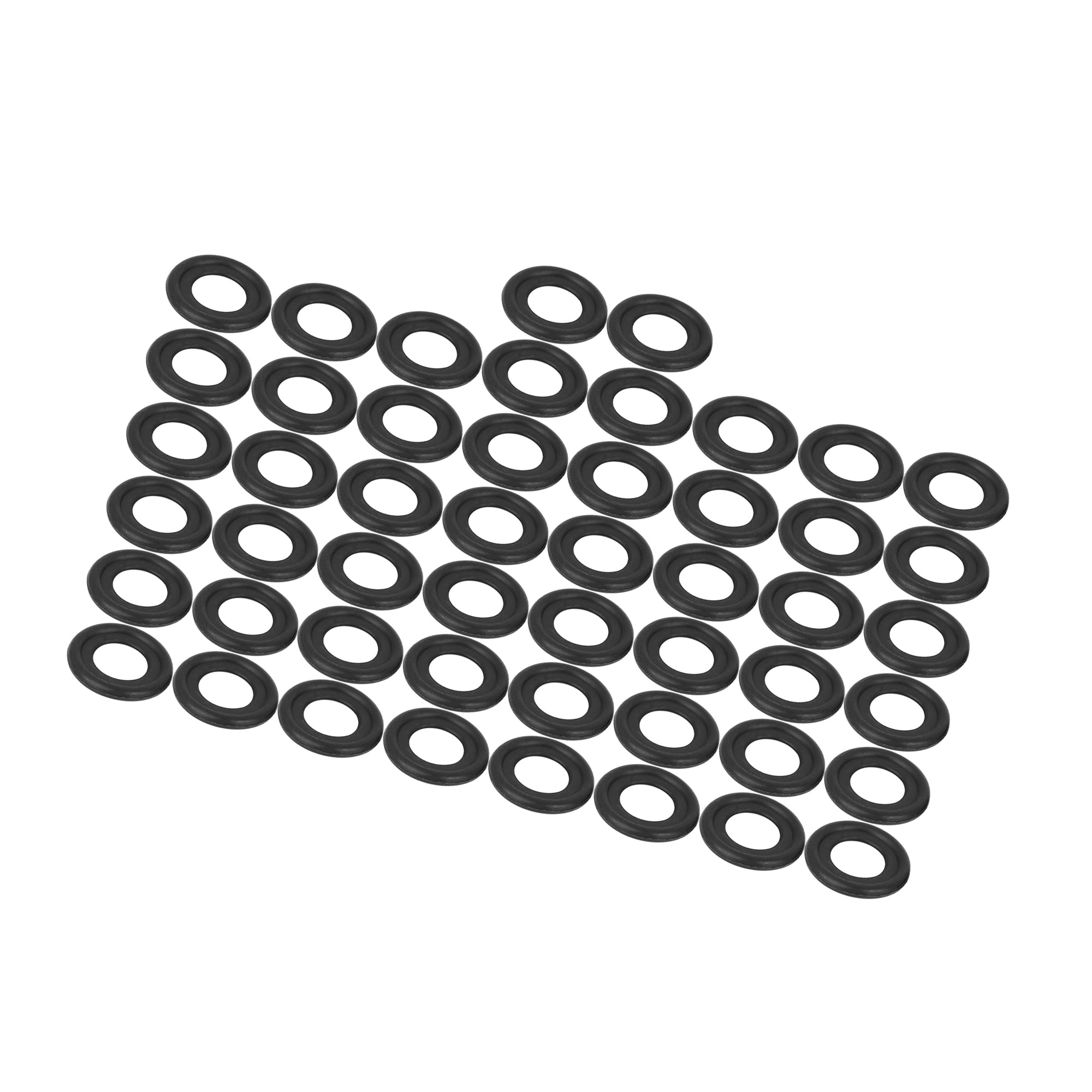 Unique Bargains 50Pcs M11 Black Oil Drain Plug Gaskets Replacement for GM 12616850 3536966