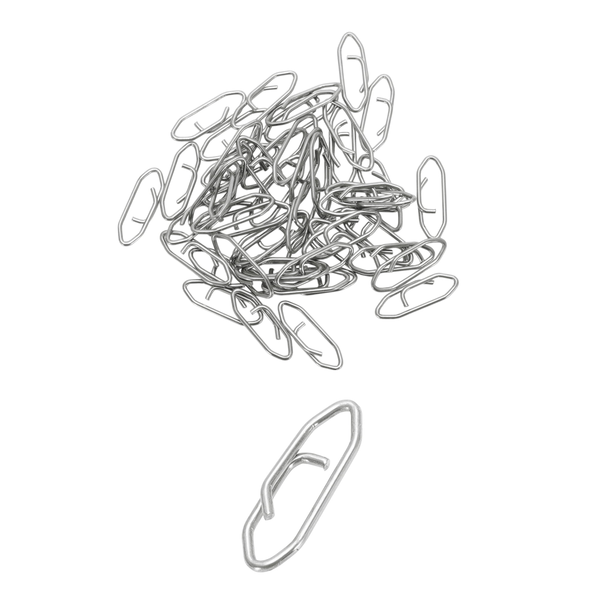 Unique Bargains 50Pcs Speed Clips for Fishing Lures Fishing Speed