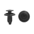 thumbnail image 1 of Unique Bargains 50Pcs Universal Black Plastic Splash Guard Fastener Rivet Clips 6mm for Car, 1 of 2
