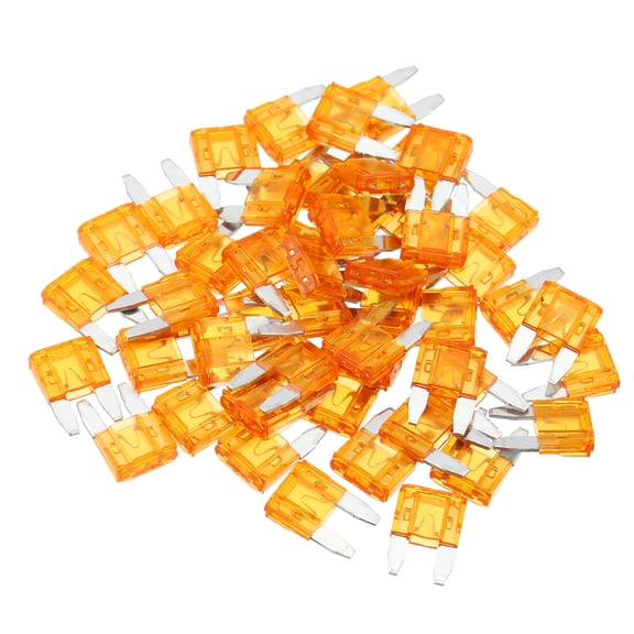 Unique Bargains 50pcs Mini 5AMP APM/ATM Universal Car Fuse Blade Style Fuses Short Circuit Protection for Car Boat Truck