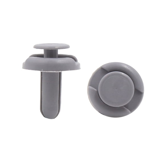 Unique Bargains 50pcs Plastic Car Door Trim Panel Push Rivets 7mm Retainer Clip Fastener Gray