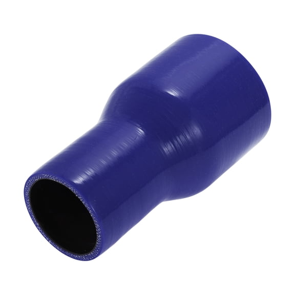Unique Bargains 51mm to 76mm ID Straight Coupler Silicone Hose 4 Layers of Cloth Intercooler Heater Turbocharger Air Intake Pipe Radiator Coolant Tube Blue Black
