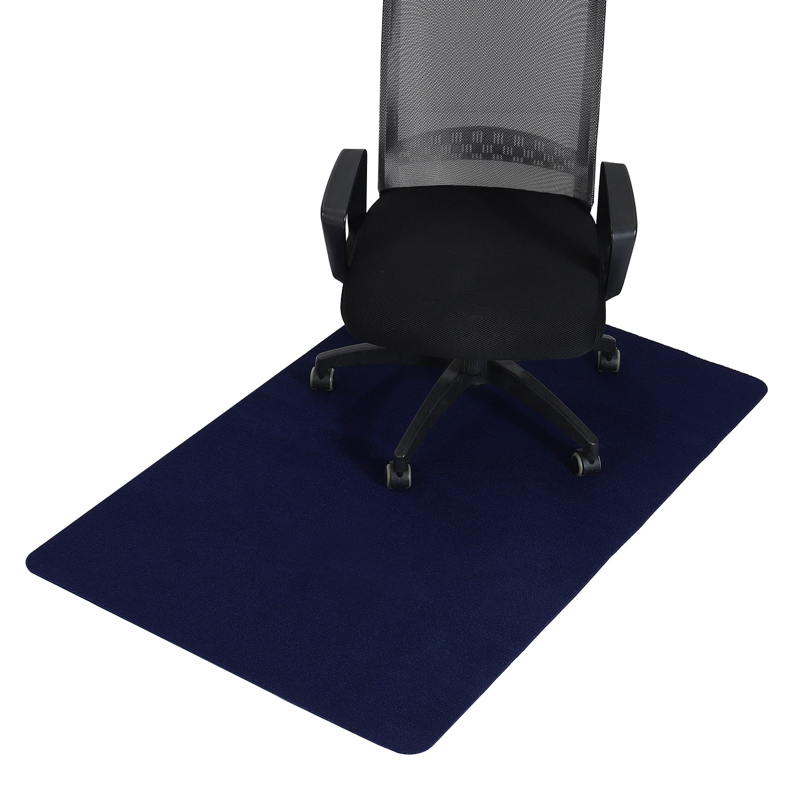 Unique Bargains 55" x 35" Office Chair Mat for Floors Multi-Purpose Desk Mat Blue
