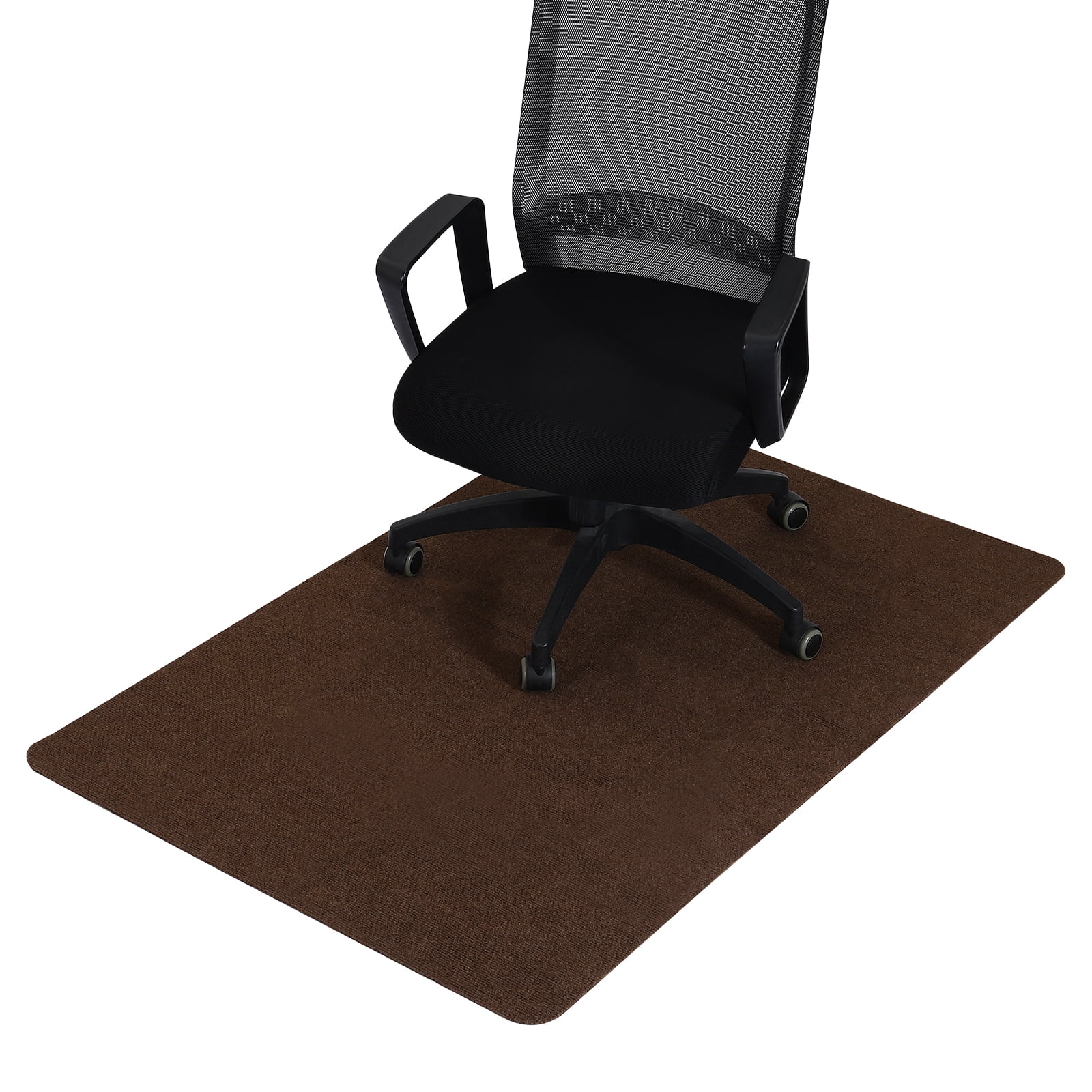 Unique Bargains 55" x 35" Office Chair Mat for Floors Multi-Purpose Desk Mat Coffee