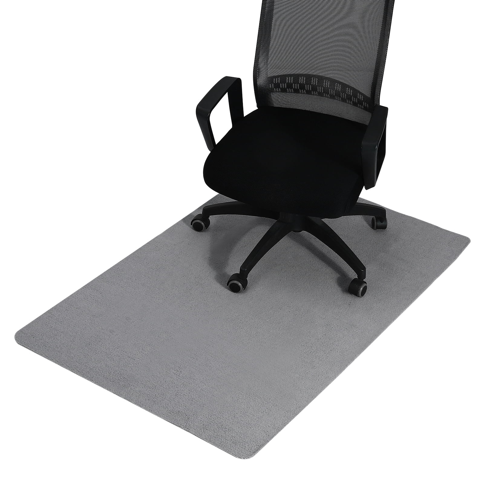 Unique Bargains 55" x 35" Office Chair Mat for Floors Multi-Purpose Desk Mat Gray
