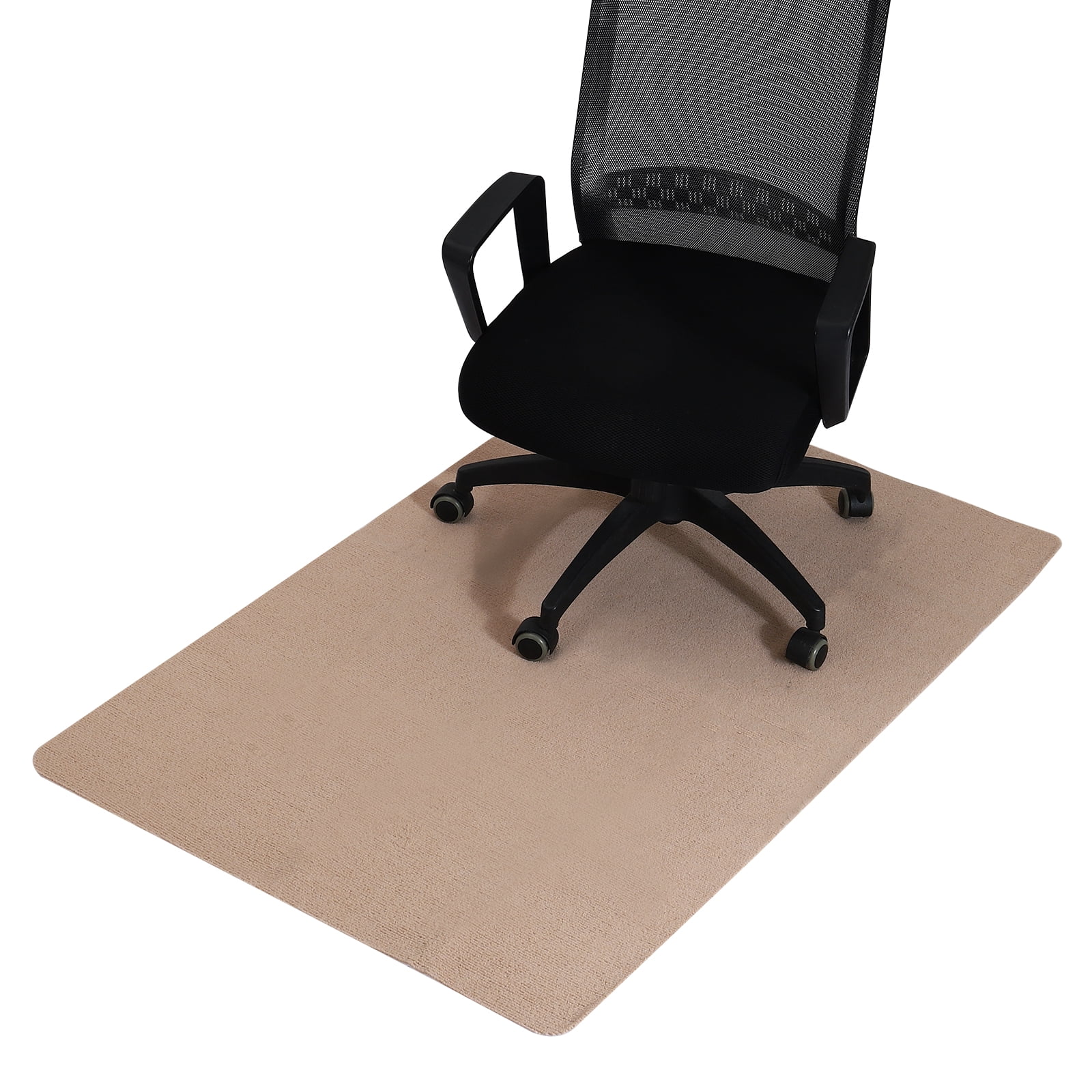 Unique Bargains 55" x 35" Office Chair Mat for Floors Multi-Purpose Desk Mat Khaki