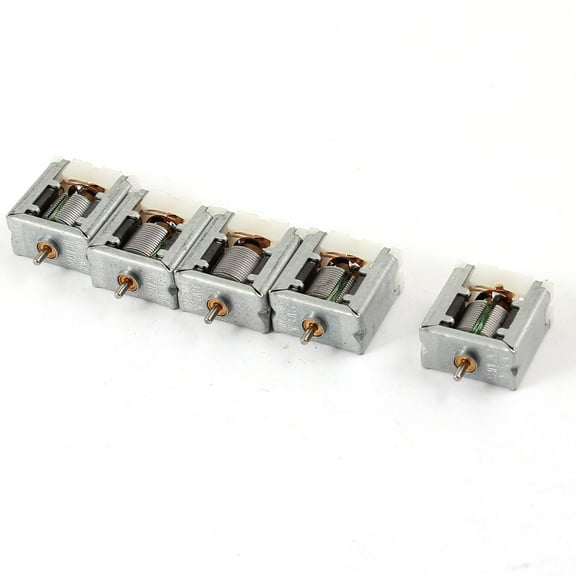 Unique Bargains 5PCS DC 3V 15000RPM Magnetic Carbon Brush Micro Motor Model N20