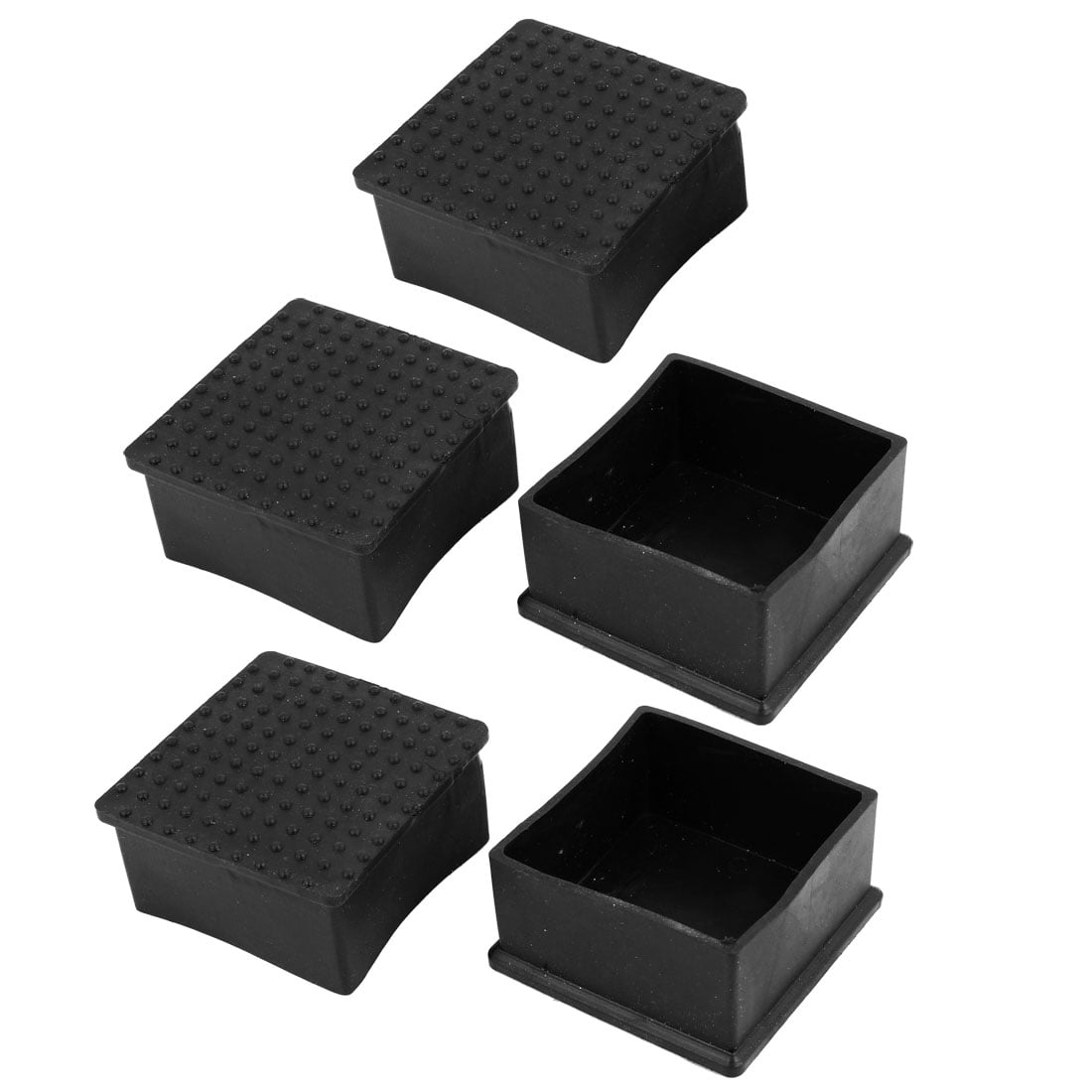 Uxcell 4pcs Rubber Leg Caps – 32mm (1 1/4") Inner Diameter, Anti-Slip Floor Protectors For Furniture Feet