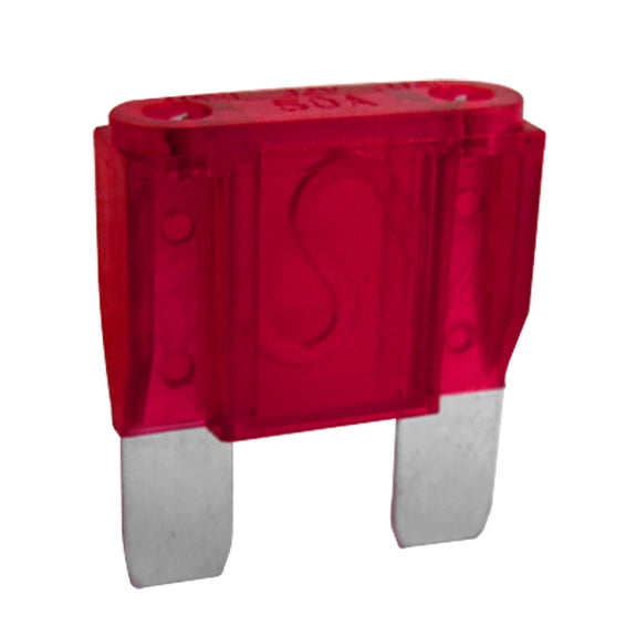 Unique Bargains 5Pcs Auto Car Red Plastic Coated Blade Type Maxi Fast Fuse 32V 50A