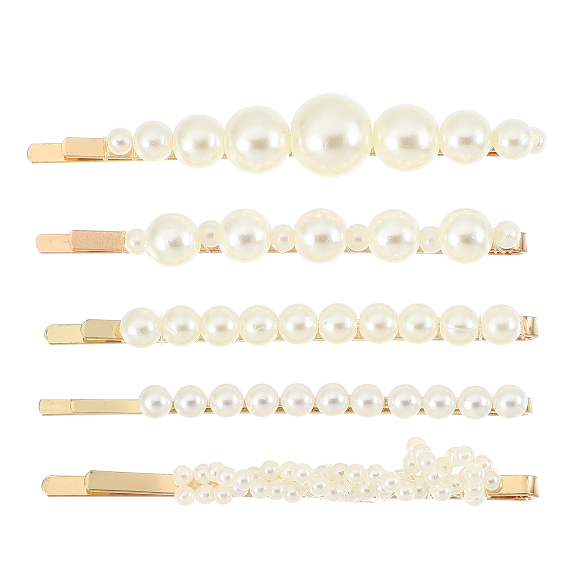 Unique Bargains 5Pcs Cartoon Cute Style Non-Slip Cute Style Hair Clip White