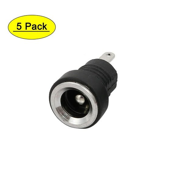 Unique Bargains 5Pcs DC Socket 5.5mm x 2.1mm Electrical Accessories