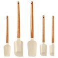 thumbnail image 1 of Unique Bargains 5Pcs Heat-Resistant Cooking Utensils Kitchen Spatula Set White, 1 of 5