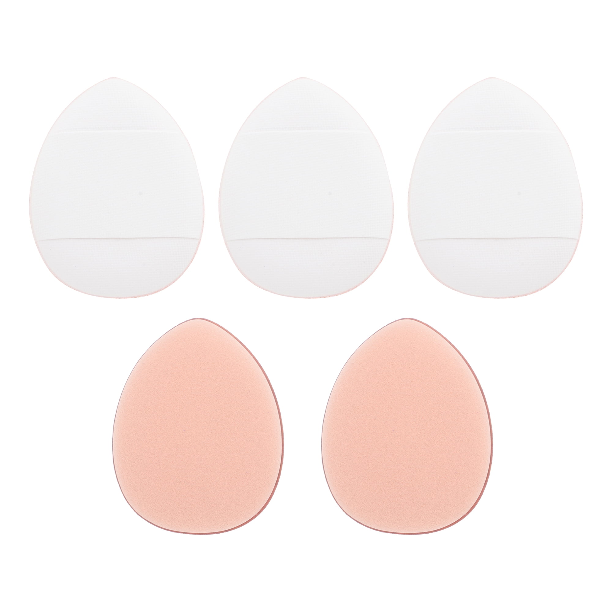 Unique Bargains 5Pcs Portable Mini Face Makeup Sponge for Bedrooms Travel Use White