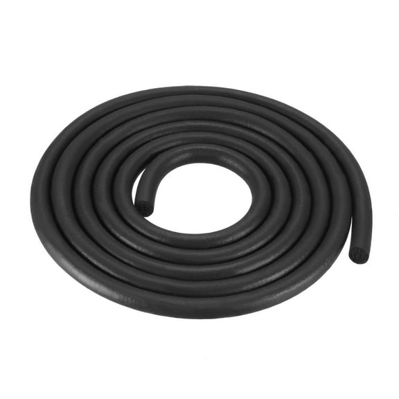 Unique Bargains 5mm Dia 1 Meter Long Foam Rubber Seal Weather Strip Black