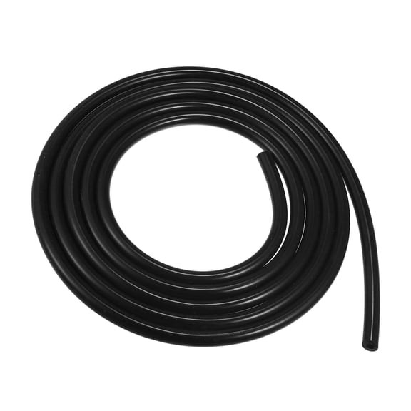 Unique Bargains 5mm ID 3 Meter 9.84ft Car Silicone Vacuum Hose Pipe Water Air Dump Valve Turbo Boost Line Tube Black