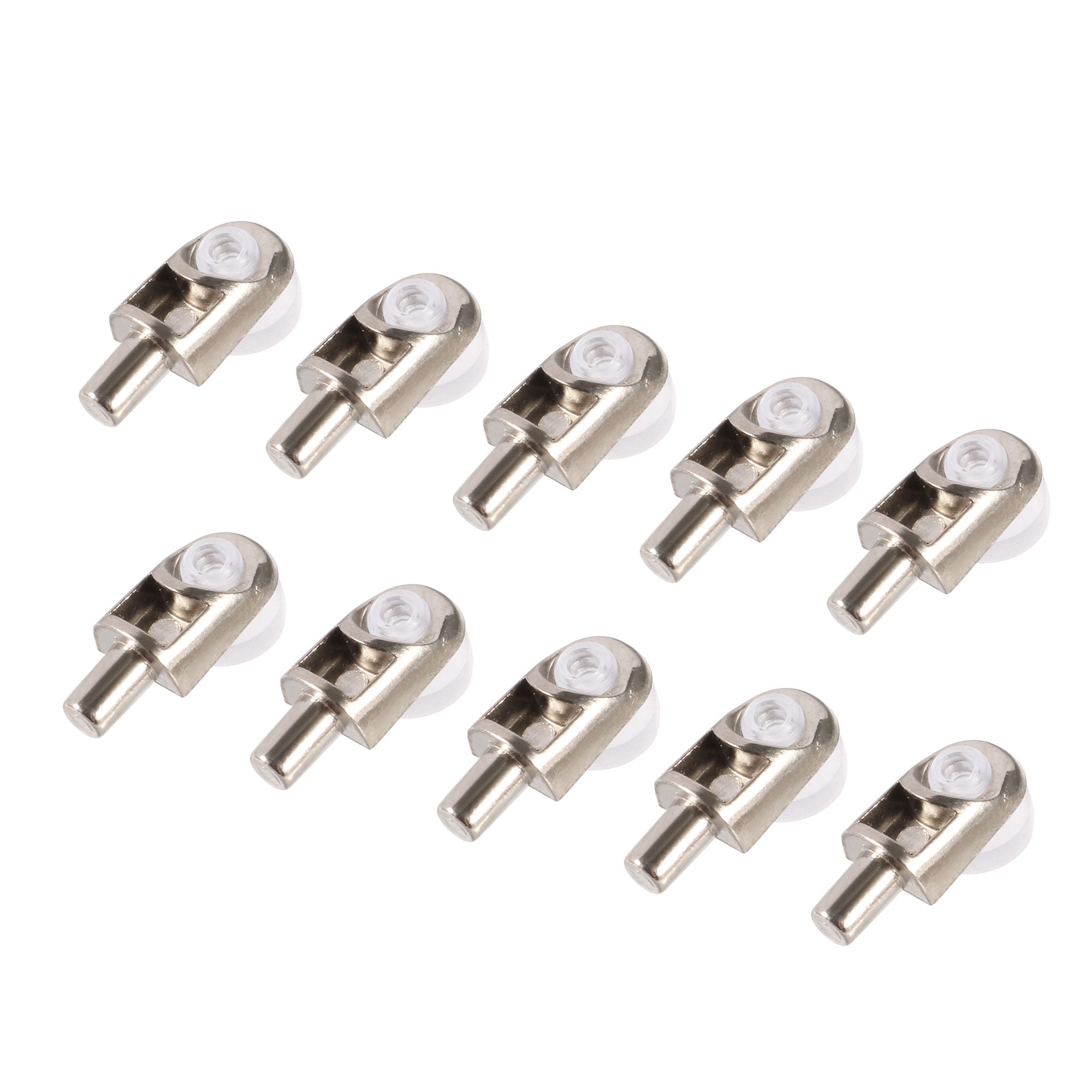 Unique Bargains 5mm Pin Dia Suction Cup Support Holder Bracket 10PCS for Glass Wood Shelf