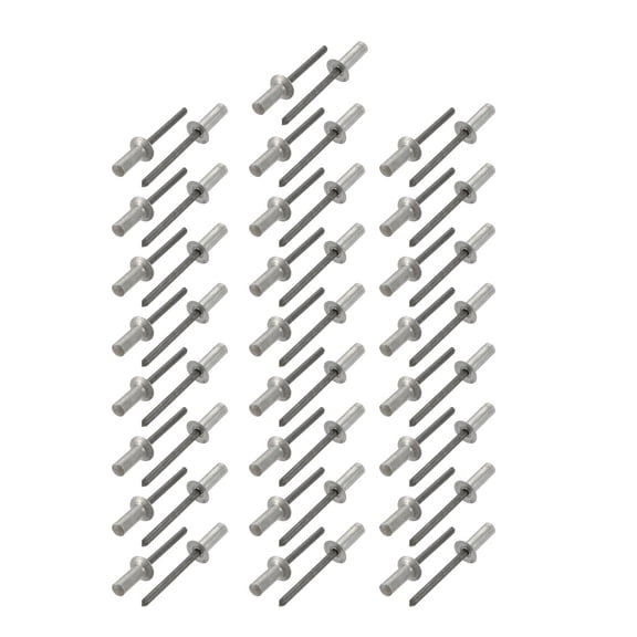 Unique Bargains 5mmx15mm Aluminum Countersunk Head Closed End Blind Rivets Fastener 50Pcs